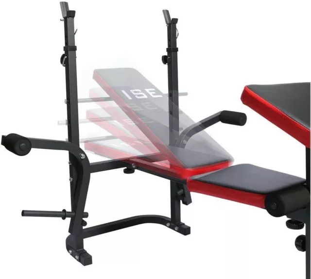 Banc de musculation multifonction pliable entraînement complet fitness sport ABS 2