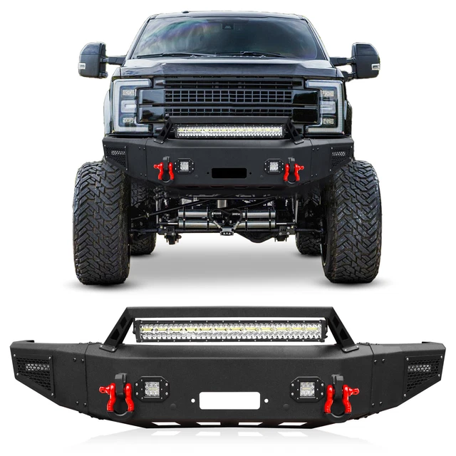 FOR 20172022 FORD F250/F350/F450/F550 Super Duty Front Bumper W/Winch