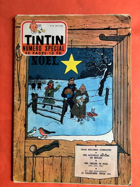Studios Hergé - Calendrier Tintin, scouts - Coton - 45 cm x