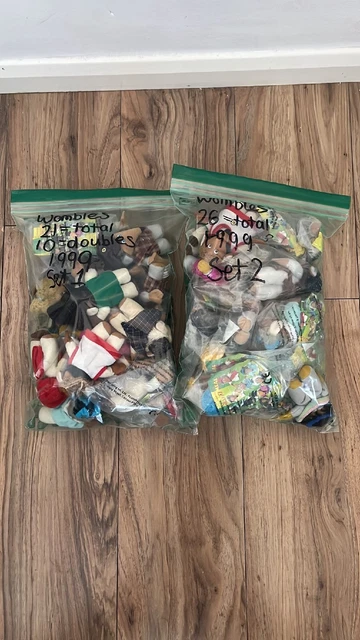 47 Wombles 1999 mcdonalds happy meal toys job lot