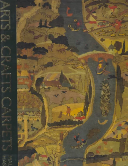 Arts & Crafts Carpets by Malcolm Haslam hcdj ~ 200+ illus ~ decorative arts rugs