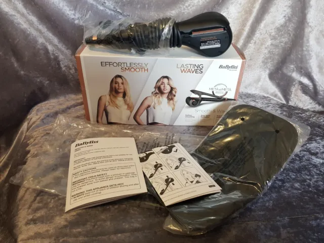 BaByliss Smooth and Wave Styler, Black, 2662u In Box