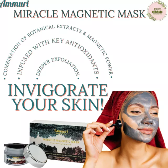 Milagroso Magnético Máscara Poros Reducción / Deep Limpieza/Renovación Celular &