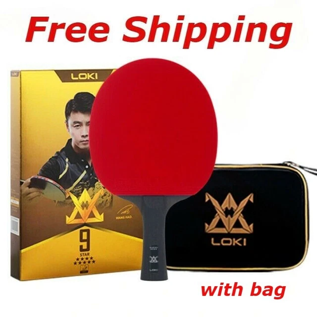 LOKI 9 STAR Ping Pong Professional Table Tennis Racket Bat Paddle