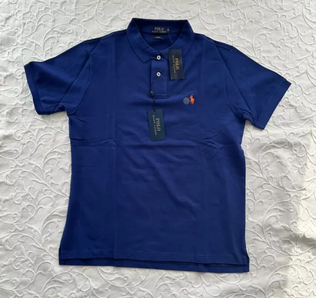 Polo Ralph Lauren Herren Polo Shirt Blau Gr. XL NEU mit Etikett