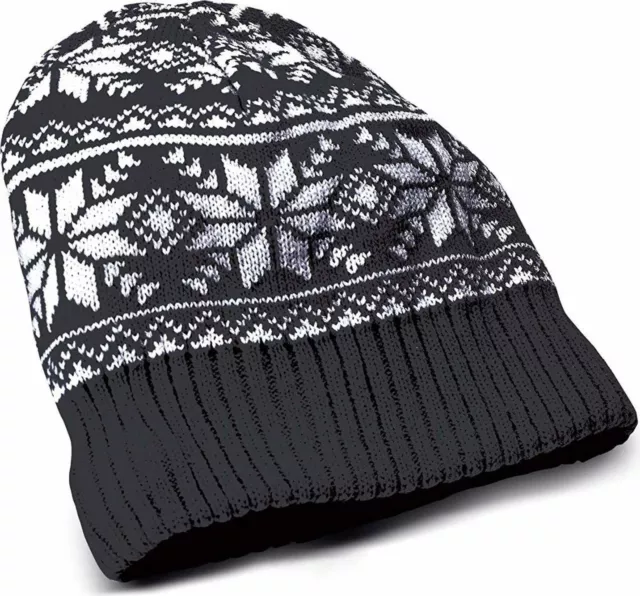 Celly Cappello in Maglia Invernale con Auricolari Integrati, Nero