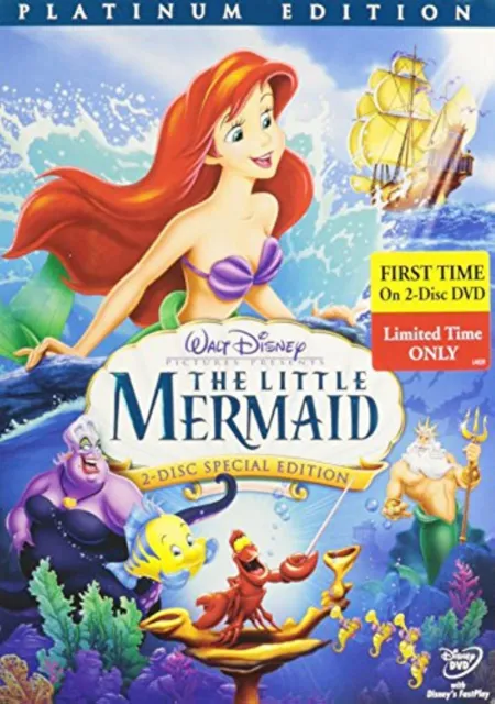 The Little Mermaid Two-Disc Platinum Edition On DVD With Christopher Daniel E51
