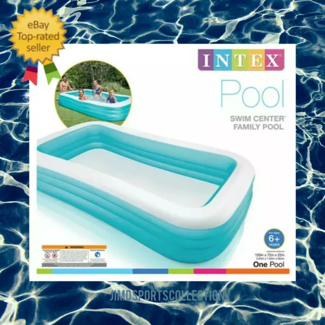 🌊 Intex Swim Center Family Inflatable Pool 120in x 72in x 22in 58484EP 🌊