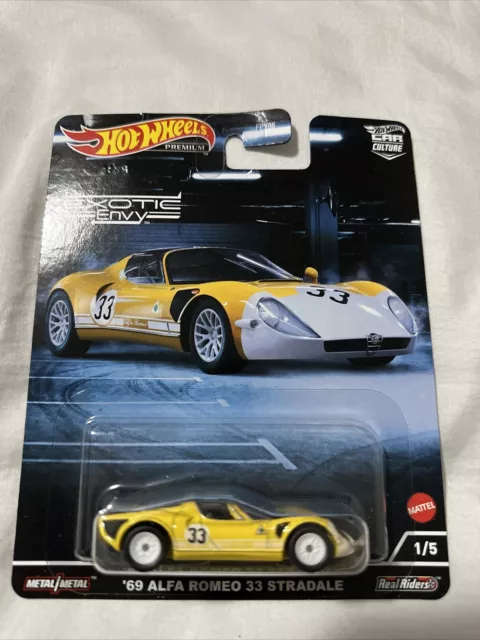 BNIB 69 ALFA ROMEO Hot Wheels PREMIUM Car Culture RARE Euro