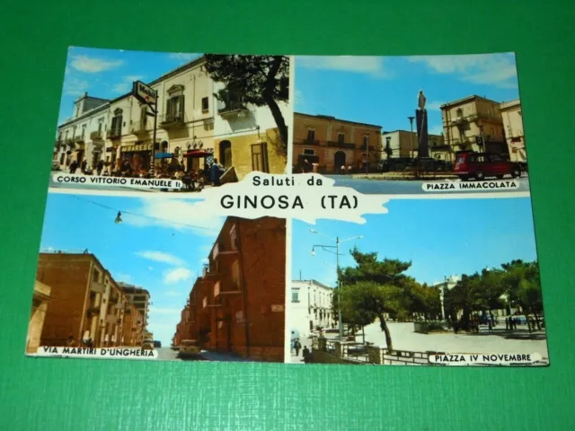 Cartolina Saluti da Ginosa ( Taranto ) - Vedute diverse 1960 ca.