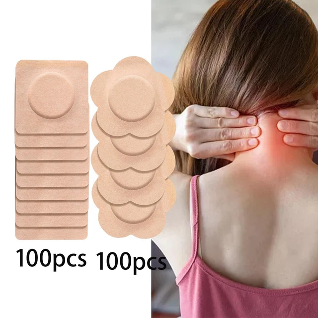 100 pegatinas de ombligo vacías contra hinchazón, parche, práctico