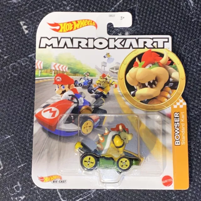 Hot Wheels 1:64 Mario Kart - Bowser in Standard Kart with Bowser Kite –  Square Imports