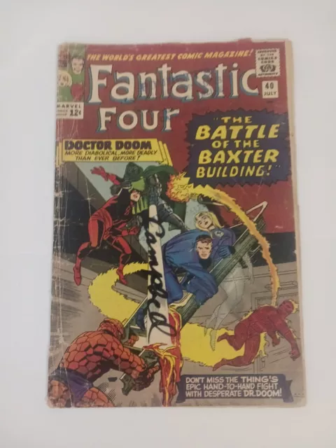 Fantastic Four #40 (1965 Marvel) VG+ see pics Daredevil Dr Doom key book MCU