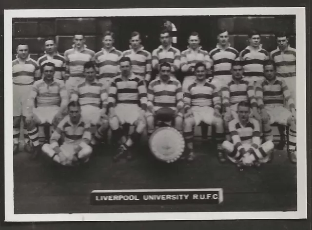 Ardath-Fotokarten A Lancs Fussball 1936 (Lf110) - #062-Rugby - Liverpool Univ.