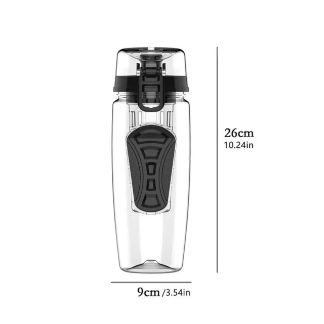 Fitness Fruit Infuser Leak Proof Outdoor Sports Drinking Water Bottle