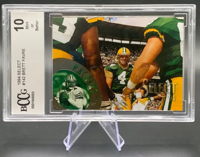 1994 Brett Favre #142 Select Football Gem Mint BCCG 10 Green Bay Packers