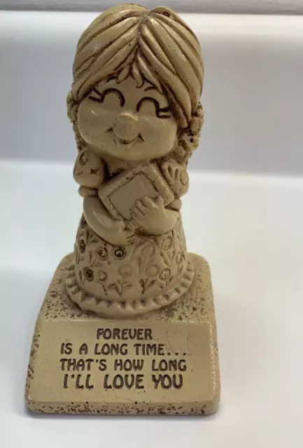 VTG 1975 Paula 5" Statue Forever is a Long Time..That's How Long I'll Love you