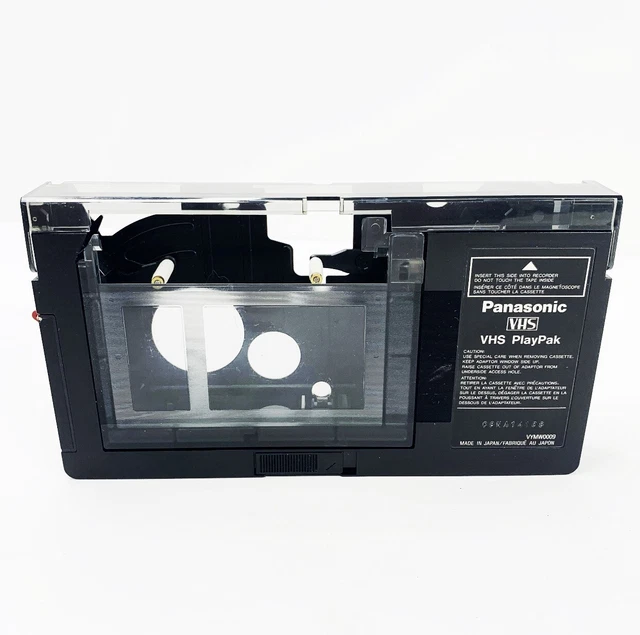 PANASONIC VHS PLAYPAK VHSC to VHS Motorized Converter Adapter VYMW0009