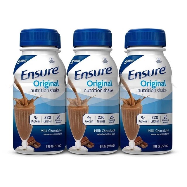 ENSURE ORIGINAL NUTRITION Shake with Fiber, Meal Replacement Shake (6