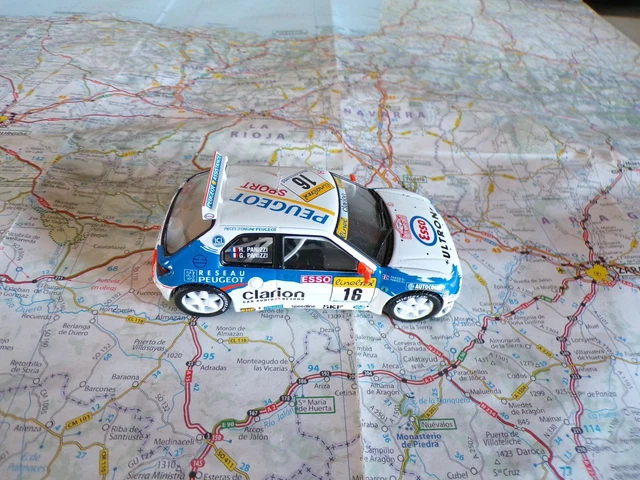 PEUGEOT 307 WRC N°16 DU RALLYE MONTE CARLO DE 2006 1/43ème