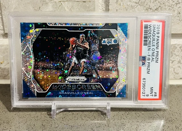 2019-20 Panini Prizm Widescreen #8 Shaquille O'Neal Fastbreak PSA 9 MINT Magic
