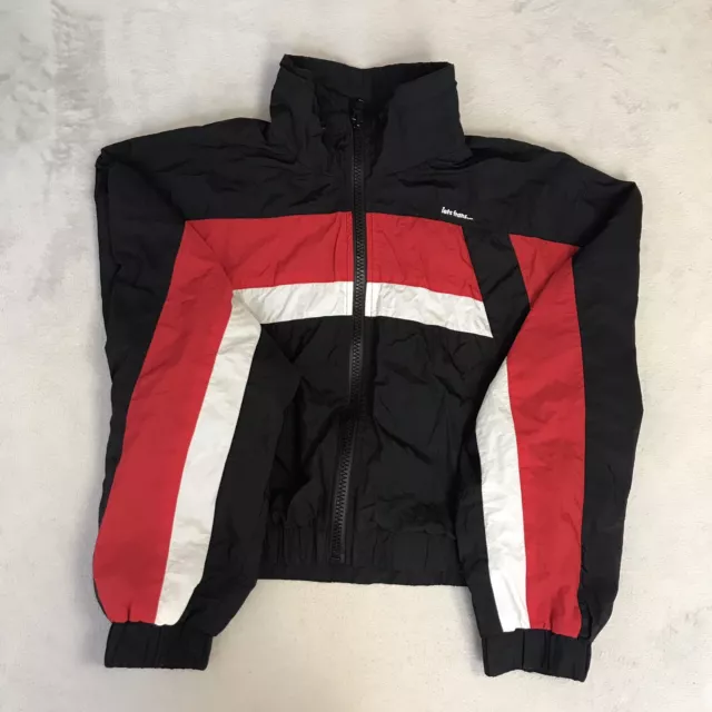 Nike crop retro terry towelling track jacket in purple online