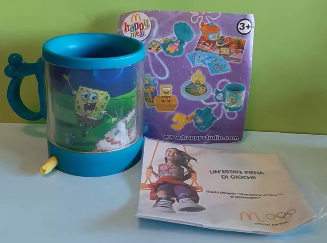 MC DONALD'S HAPPY MEAL 2012 - Bicchiere Spongebob - HM10