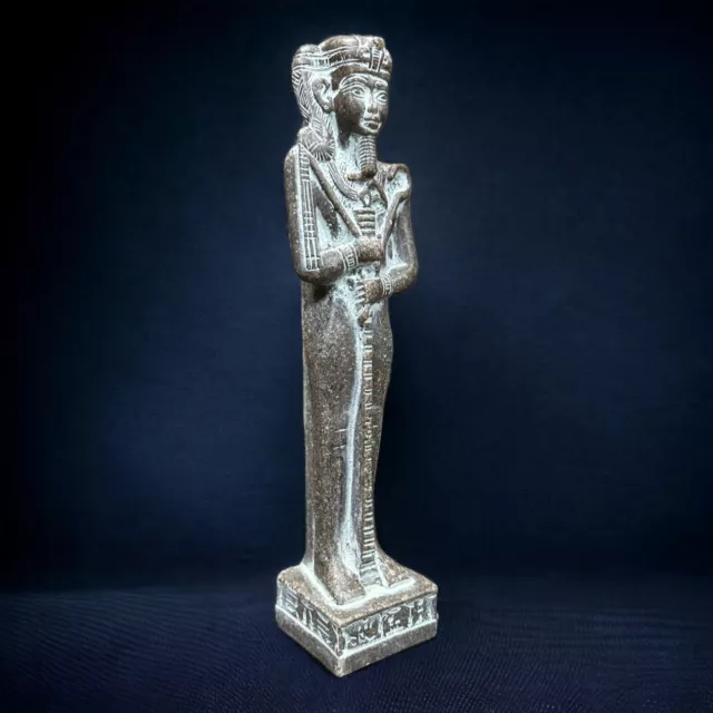 Rare Statue Antiquities Egyptian Ancient Goddess Khonsu Pharaonic Egyptian BC