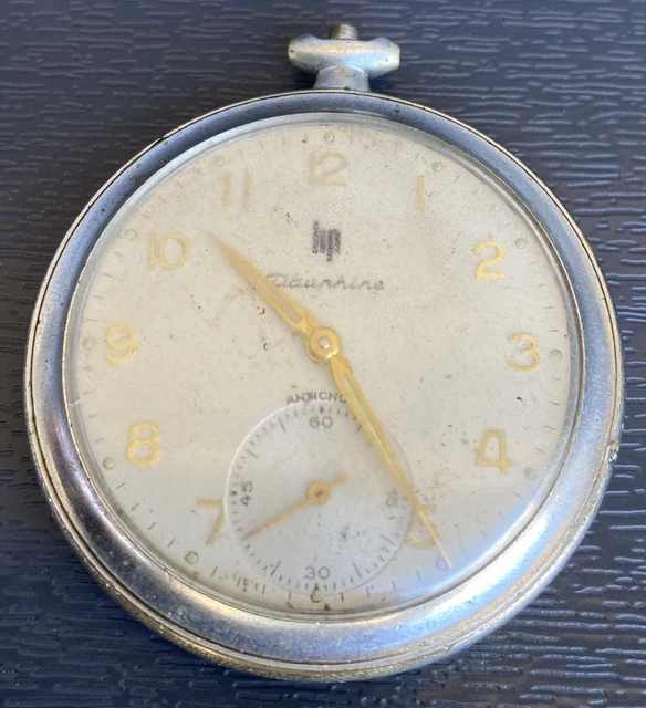 Montre De Poche Ancienne à Réviser Ou Pour Pièces - Balancier Oscillant - Occasion