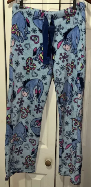 Disney Winnie The Pooh Eeyore Kids Girls Pajama Pants Bottoms Size Small