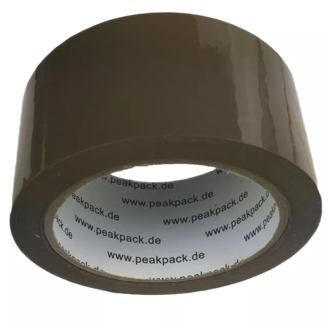 36 Rollen Klebeband Paketband Paketklebeband Packband 66m lang x 50mm BRAUN