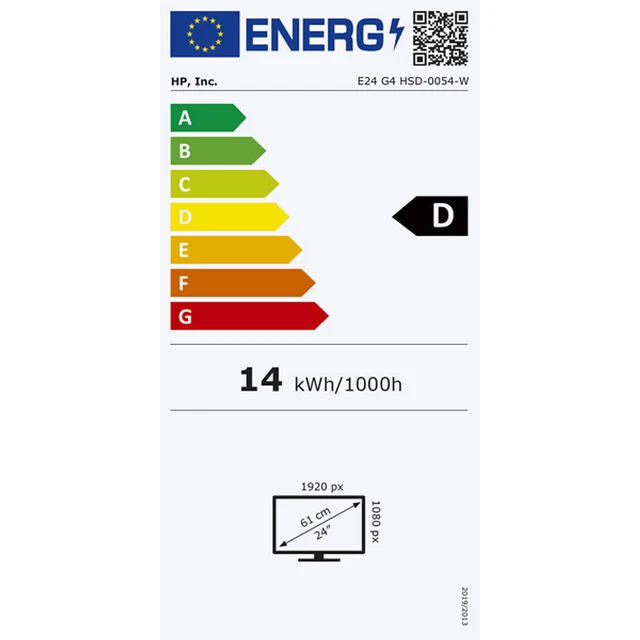 HP E24 G4 9VF99AA Monitor 60,5 cm (23,8 Zoll) schwarz 2