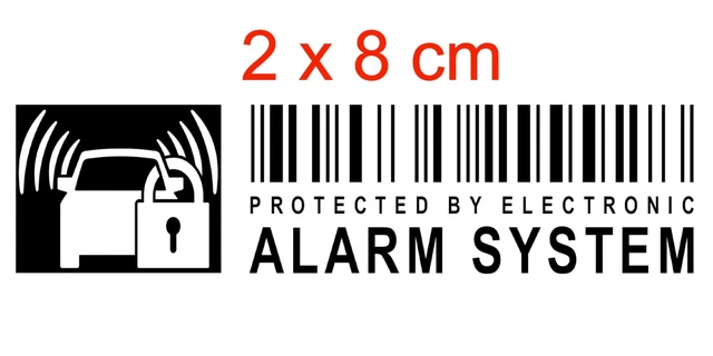 Antifurto Moto Gps 20 Adesivi Allarme GPS - 7.5x3 Cm, Vinile Autoadesivo, Impermeabili, Per Auto, Moto, Bici Warning Gps Tracking - Foto 6