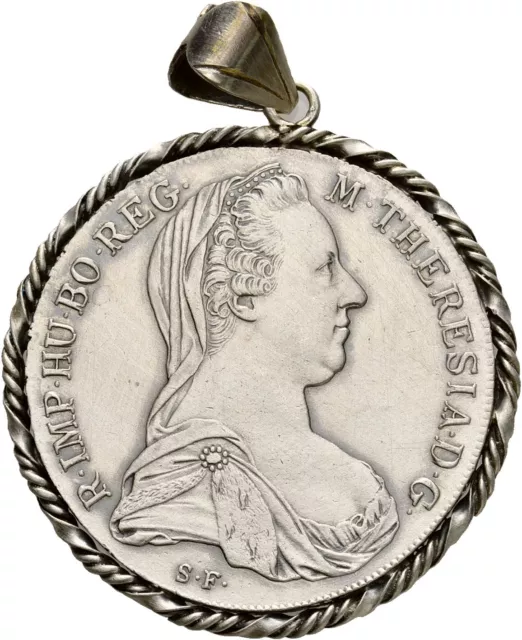 Künker: RDR, Maria Theresia, 1 Taler 1780 S.F., Silber, moderne Prägung