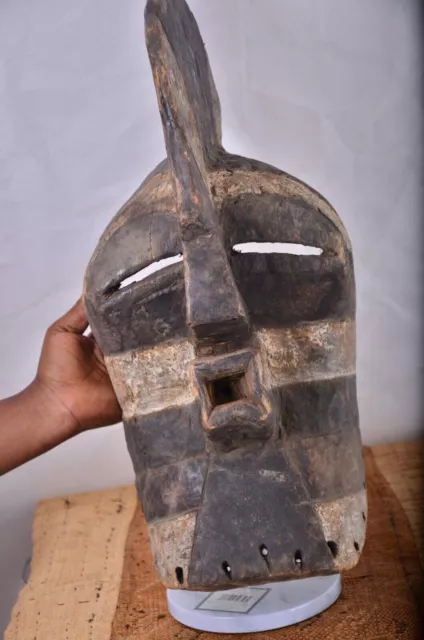 African tribal art, Songye mask  from Democratic Republic of Congo