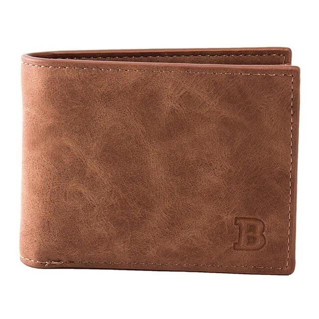 2020 New Fashion PU Leather Men's Wallet With Coin Bag Zipper Small Money Purses
