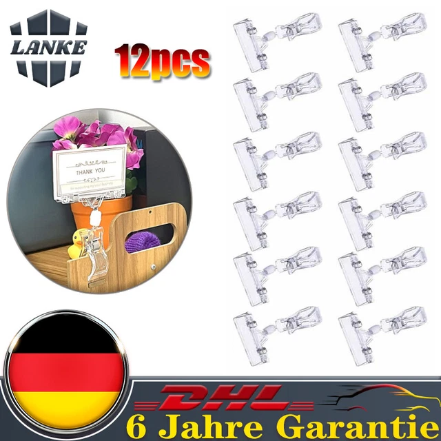Preisschildhalter Clever Clip magnetisch verfügbar in 3 Grössen mit