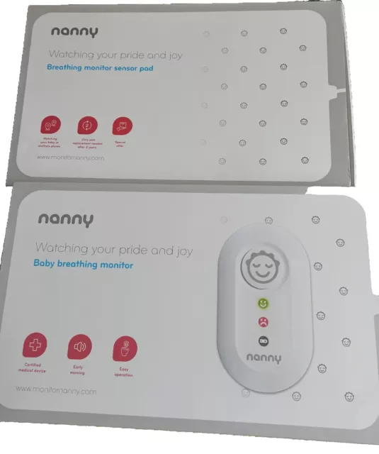 Kindermädchen Baby Sensor Atemschutz & zusätzliches Sensorpad in BOX gebraucht 5 Monate