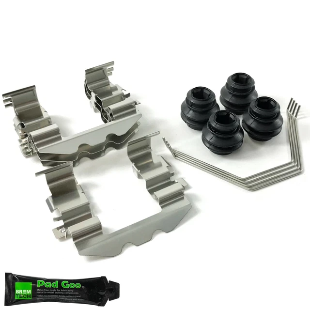 thumbnail image 2 of BREMTECH Front Brake Pad Fitting Kit With Rattle Shims For Daihatsu Terios 98-10 BPF1162A 2 of 6