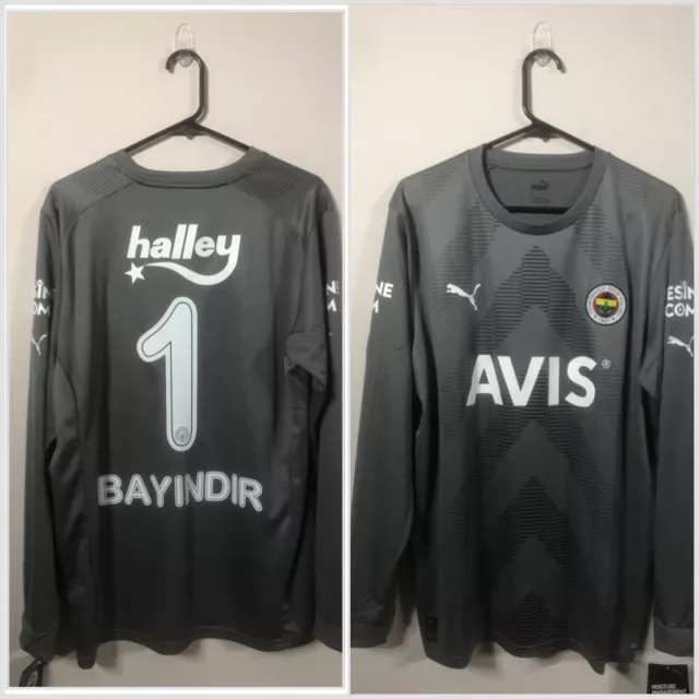 Bayindir #1 Fenerbahce Home Goalkeeper 2022/23 Large Puma Shirt BNWT