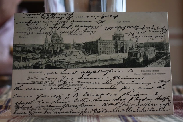 Panorama of the Kgl Castle & Immediate Surroundings Berlin Germany 1901 Postcard