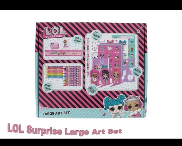 LOL SURPRISE LARGE Art Set Contains every colouring essential Gift Colouring 18.71 PicClick AU