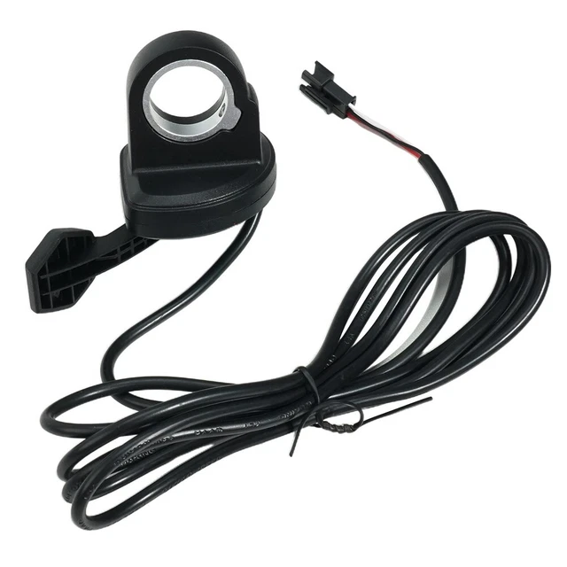 Accélérateur Poignée 24V Pour Vélo électrique Ou Scooter - Marque WuXing, Avec Adaptateur, Couleur Noire