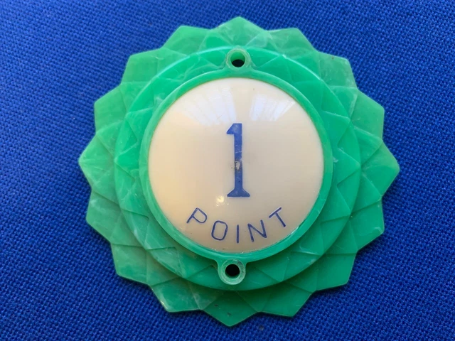 Pièce Détachée Flipper - Chapeau De Pop Bumper 100 Points Carré Vert - Gottlieb
