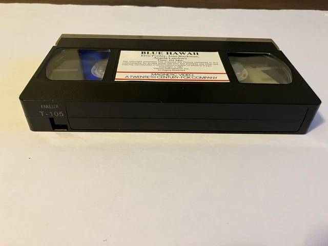 BLUE HAWAII VHS Magnetic Video 1961 Elvis Presley Angela Lansbury Joan