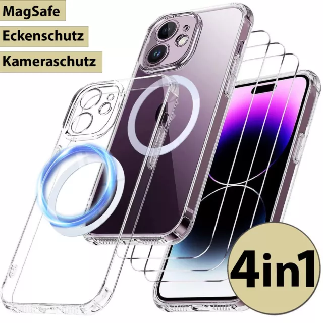 MagSafe Hülle Kamera Schutz Panzerfolie Glas Für iPhone 15 14 13 12 Pro Max Mini