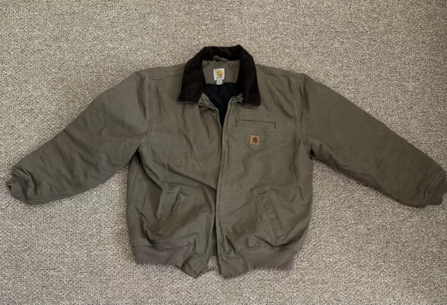 CARHARTT JACKET MENS 2XL Bankston Sandstone Quilt Flannel Lined 101228 235 Brown 79.99 PicClick