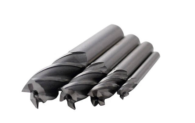 4 Flutes 1.5mm-25mm End Mill Superhard Material Hss-al Cnc Bit Select Size