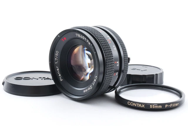 [N.MINT] CONTAX Carl Zeiss Planar 50mm F/1.7 T* MMJ From Japan #1913674