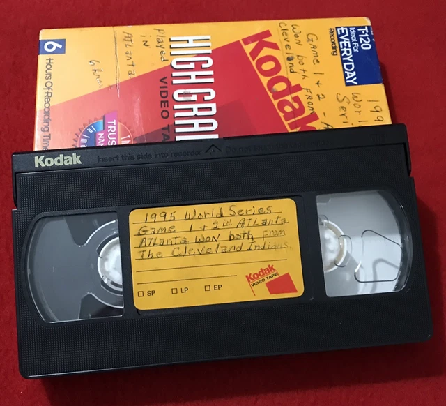 Lot De 4 Cassettes VHS Anciennes Bluesky E-120 Min, Vintage, état Correct